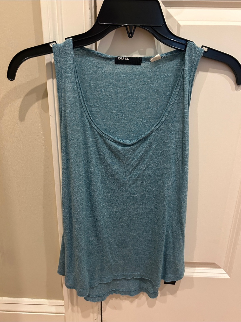 BDG Teal Scoop Neck Tank Top